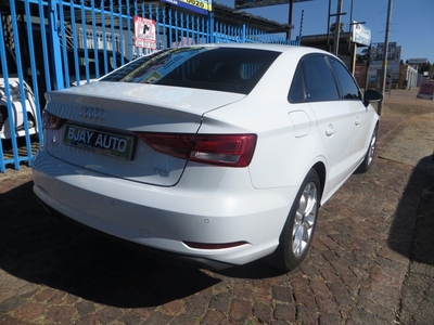 2017 Audi A3 Sedan 1.0 TFSI, White with 86000km available now!