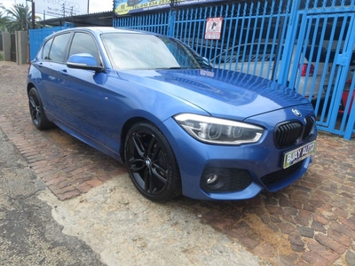 2016 BMW 118i 5-Door M Sport Steptronic, Blue with 124000km available now!