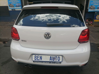 2013 Volkswagen Polo 1.8 GTI, White with 125000km available now!