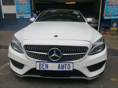 2018 Mercedes-Benz C 220 BlueTEC AMG, White with 63000km available now!