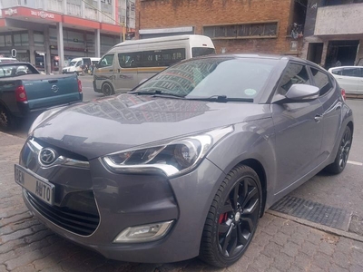 2014 Hyundai Veloster 1.6 GDI Executive AT, Grey with 80000km available now!