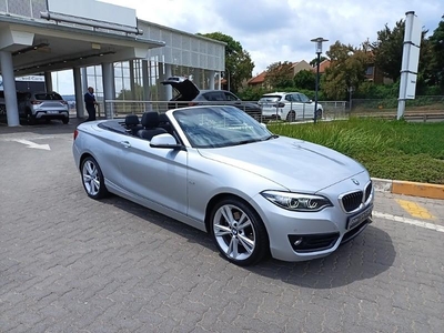2018 BMW 2 Series 220i Convertible Sport Line Auto For Sale