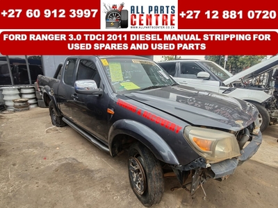 Ford Ranger 3.0 TDCI stripping for used spares and used parts