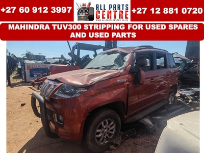Mahindra TUV300 stripping for spares