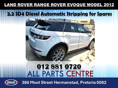 Range Rover Evoque 2.2 stripping for sparers