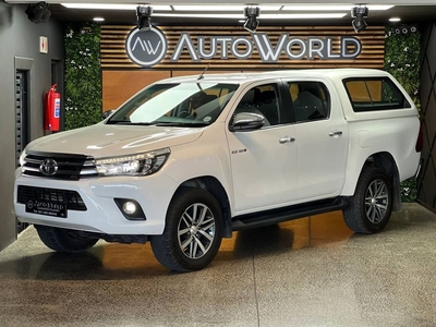 2018 Toyota Hilux 2.8 GD-6 D/Cab 4x4 Raider AT, White with 176000km available now!