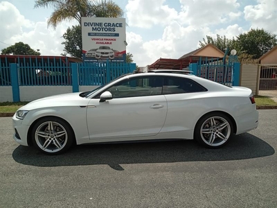 Audi A5 Coupe 2.0 TFSI, White with 35000km, for sale!