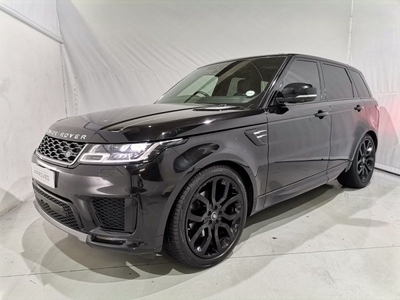 Black Land Rover Range Rover Sport MY18 3.0 D HSE (190kW) with 53160km available now!