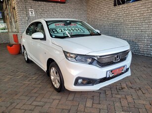 2020 Honda Amaze 1.2 Comfort CVT with ONLY 43516kms CALL SAM 081 707 3443
