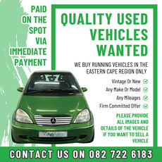 QUALITY USED VEHICLES WANTED!