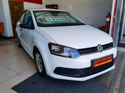 WHITE Volkswagen Polo Vivo Hatch 1.4 Trendline with 131327km available now!