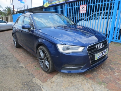 2015 Audi A3 Sportback 1.8 TFSI SE S Tronic, Blue with 79000km available now!