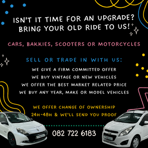 Isn’t It Time For An Upgrade? Bring Your Old Ride To Us!✨