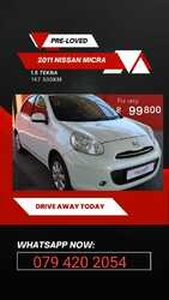 Peugeot 104 2012, Manual, 1.6 litres - Johannesburg