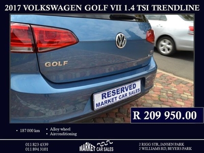 Used Volkswagen Golf VII 1.4 TSI Trendline for sale in Gauteng