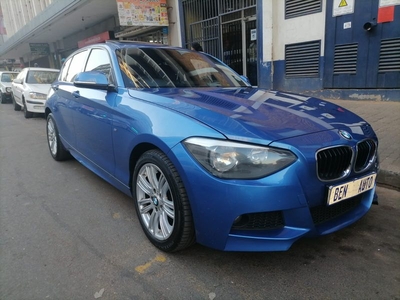 2014 BMW 118i 5-door M Sport, Blue with 105000km available now!