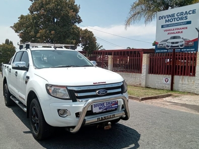 Ford Ranger 3.2 TDCi XLT 4x4 D/Cab, White with 105000km, for sale!