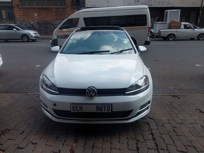 2013 Volkswagen Golf 7 1.4 TSI BMT Comfortline DSG, White with 87000km available now!