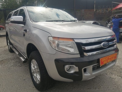2015 Ford Ranger 3.2 TDCi XLT D/Cab, excellent condition, full service, history, 110000km, R185000