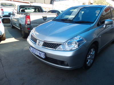 2007 Nissan Tiida 160 Sedan Manual, 96,000km Cloth Seats, Well Maintained SILVER