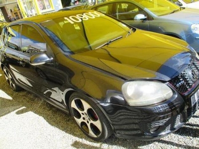 BLACK VOLKSWAGEN GOLF GTI 2.0