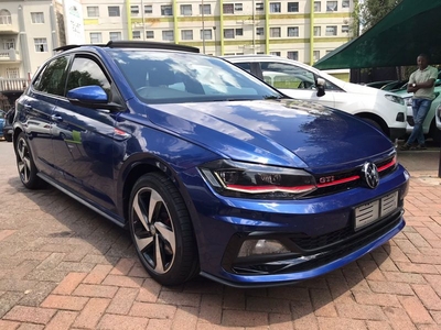 2018 Volkswagen Polo 2.0 TSI GTI DSG, Blue with 47000km available now!