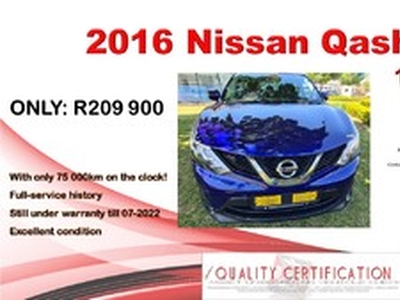 Nissan Qashqai 2016, Manual, 1.2 litres - Centurion