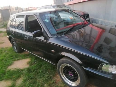 Am selling Toyota Tazz black in color. It's in a good condition.