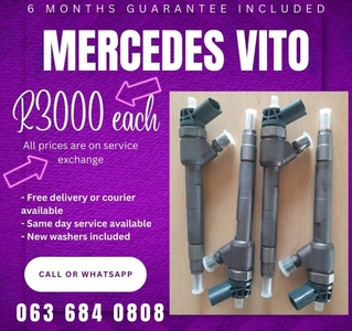 BRAND NEW MERCEDES BENZ VITO DIESEL INJECTORS FOR SALE WITH WARRANTY