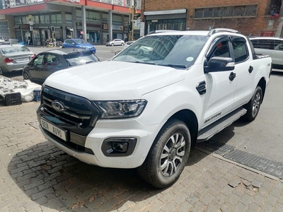 2019 Ford Ranger 3.2 TDCi Wildtrak 4x2 D/Cab AT, White with 56000km available now!