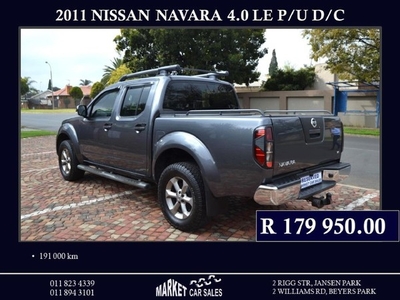 Used Nissan Navara 4.0 V6 LE Double