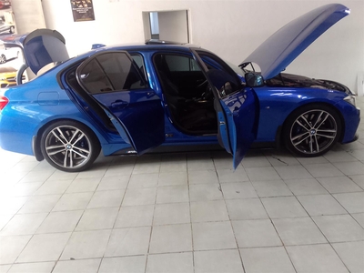 2014 BMW 330D MSport Auto Blue color Sunroof Leather seat PDC Sensors Full ser