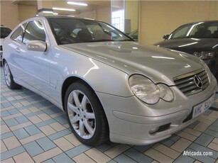 2002 Mercedes C 230K Sports Coupe Evolution Touchshift Silver