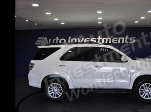 2012 TOYOTA FORTUNER 3.0D-4D R/B ONLY 213 284 KM