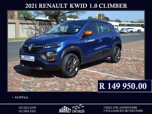 Used Renault Kwid 1.0 Climber Auto for sale in Gauteng