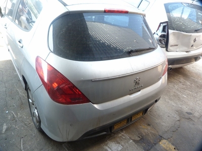 Peugeot 308 1.6 Premium Active Manual Silver - 2012 STRIPPING FOR SPARES