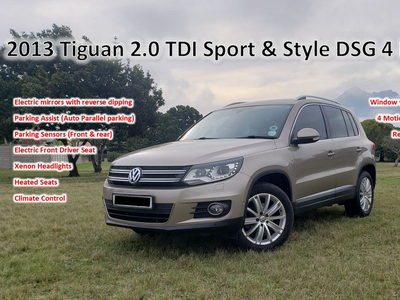 2013 Volkswagen Tiguan 2.0 TDI Sport & Style DSG 4Motion Auto