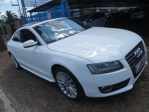 2012 Audi A5 Coupe 2.0 TFSI Quattro S Tronic, White with 128000km available now!