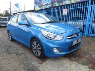 2018 Hyundai Accent 1.6 GLS AT, Blue with 88000km available now!