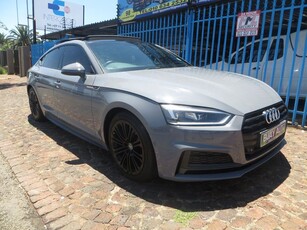2019 Audi A5 Sportback 2.0 TFSI Sport S Tronic, Grey with 33000km available now!