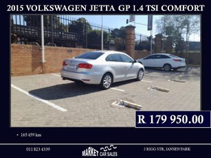Used Volkswagen Jetta GP 1.4 TSI Comfortline for sale in Gauteng