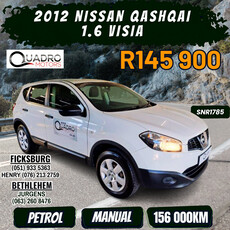 2012 Nissan Qashqai 1.6 Visia