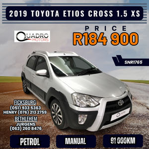 2019 Toyota Etios Cross 1.5 XS