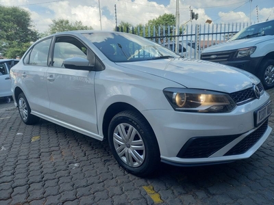 2021 Volkswagen Polo Sedan 1.4i Comfortline, White with 25000km available now!
