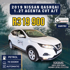 2019 Nissan Qashqai  1.2T Acenta CVT Auto