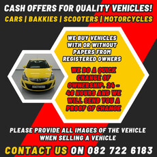 CASH OFFERS FOR QUALITY VEHICLES!
