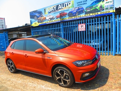 2019 Volkswagen Polo Hatch MY22 1.0 TSI R-Line DSG, Orange with 36000km available now!