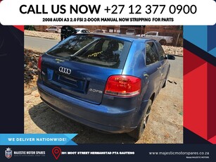 2008 Audi A3 2.0 FSI manual stripping for parts used Blue