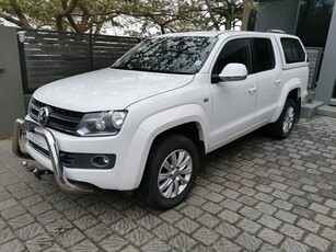 2014 Volkswagen Amarok MY13 2.0 BiTDI D/Cab Highline 4Motion AT, White Ice with 180000km available n