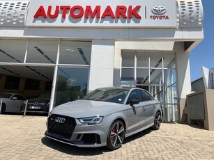 2018 Audi A3 Sedan My18 Rs3 Quattro S Tronic For Sale, Johannesburg South
